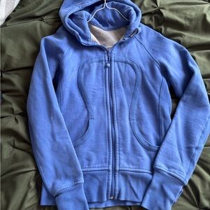 lululemon athletica Vibrant Blue Hoodie Sweater